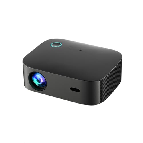 Projektor Home Living Room Meeting Screen Thrower High Brightness Intelligent AI Office Projector (D As shown) small gift von VVHUDA