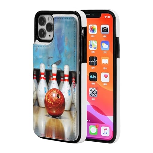 VVTDESA Bowling Printed Wallet Case for iPhone 11-6.1 Inch with Card Holder, Pu Leather Card Slots Flip Phone Wallet Case Black VVTDESA Bowling Printed Wallet Case for iPhone 11-6.1 Inch with Card Holder, Pu Leather Card Slots Flip Phone Wallet Case Black von VVTDESA
