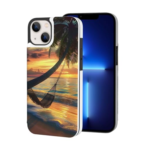 VVTDESA Coconut Beach Sunset Hammock Printed Wallet Case for iPhone 13 Mini 13.7 cm with Card Holder, Pu Leather Card Slots Flip Phone Wallet Case White VVTDESA Coconut Beach Sunset Hammock Printed Wallet Case for iPhone 13 Mini 13.7 cm with Card Holder, Pu Leather Card Slots Flip Phone Wallet Case White von VVTDESA
