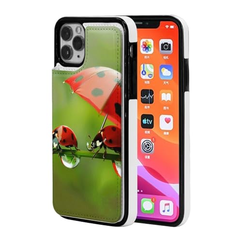 VVTDESA Funny Ladybug Printed Wallet Case for iPhone 11-6.1 Inch with Card Holder, Pu Leather Card Slots Flip Phone Wallet Case Black VVTDESA Funny Ladybug Printed Wallet Case for iPhone 11-6.1 Inch with Card Holder, Pu Leather Card Slots Flip Phone Wallet Case Black von VVTDESA