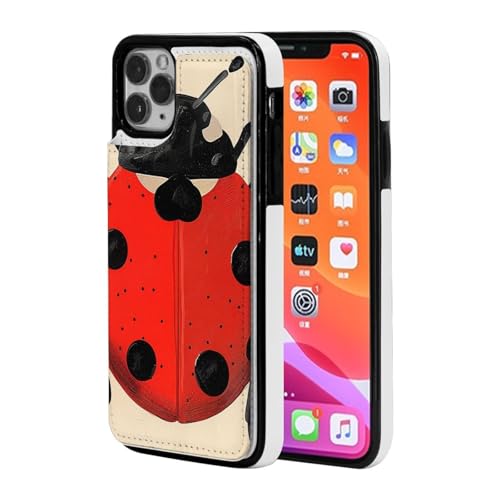 VVTDESA Ladybug Printed Wallet Case for iPhone 11 Pro Max 6.5 Inch with Card Holder, Pu Leather Card Slots Flip Phone Wallet Case Black VVTDESA Ladybug Printed Wallet Case for iPhone 11 Pro Max 6.5 Inch with Card Holder, Pu Leather Card Slots Flip Phone Wallet Case Black von VVTDESA