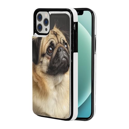 VVTDESA Schutzhülle für iPhone 12 Mini (13,7 cm (5,4 Zoll), mit Kartenhalter, PU-Leder, Kartenfächer, Klappetui, Weiß von VVTDESA