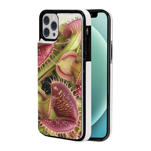 VVTDESA Schutzhülle für iPhone 12 Mini (13,7 cm (5,4 Zoll), mit Kartenhalter, PU-Leder, Kartenfächer, Klapphülle, Weiß von VVTDESA