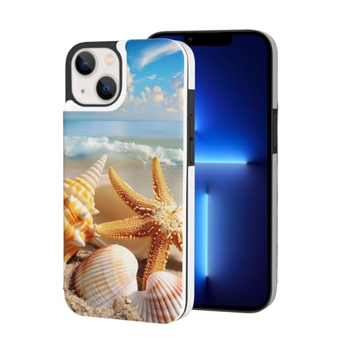 VVTDESA Schutzhülle für iPhone 13 Mini, 5,4 Zoll (13,7 cm), mit Kartenhalter, PU-Leder, Kartenfächer, Klapphülle, Weiß von VVTDESA