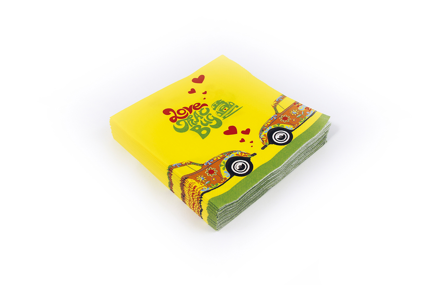 VW Collection Serviette "VW FLOWER POWER" - 20er Pack - 16,5x16,5cm - 100% recycling VW Collection Serviette "VW FLOWER POWER" - 20er Pack - 16,5x16,5cm - 100% recycling von VW Collection