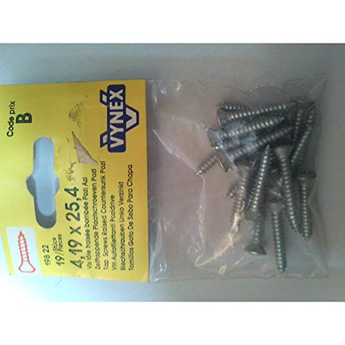 VYNEX 3101780198226 Schrauben TFB Parker 4.19 x 25.4 CP:2, Grau, Einheitsgröße von VYNEX