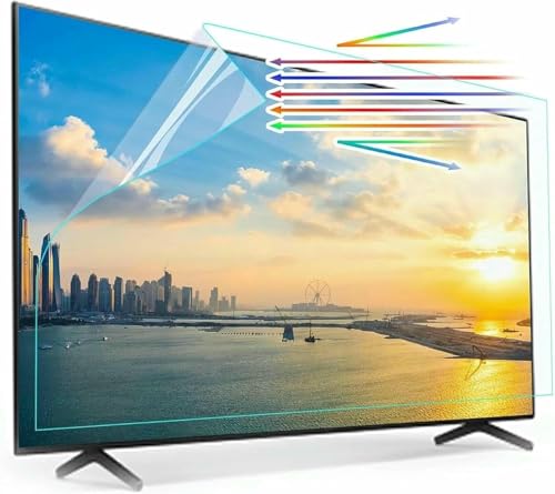 VYUJHNBG Anti Glare TV Screen Protective Film Anti-Reflektierender Filterfilm Blockieren Blaues Licht Entlasten Augenstamm Für 32-75-Zoll-Display VYUJHNBG Anti Glare TV Screen Protective Film Anti-Reflektierender Filterfilm Blockieren Blaues Licht Entlasten Augenstamm Für 32-75-Zoll-Display von VYUJHNBG
