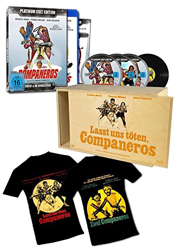 Companeros - Sonderedition in Holzbox - limitierte Auflage von 500 Stück!! (4er-Disc Edition: Blu-Ray + 2 DVDs + Audio-CD + T-Shirt beidseitig bedruckt) [Limited Edition] von VZ-Handelsgesellschaft mbH (Digi-Dreams-Studios)