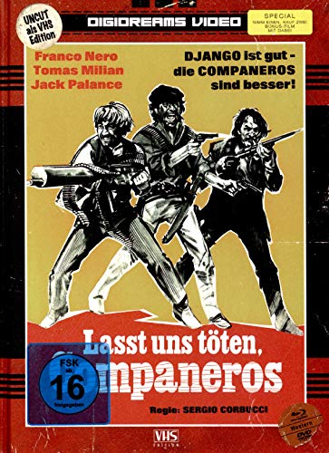 Lasst uns töten, Companeros - Mediabook (plus Bonusfilm: Zwei wilde Companeros) limitierte Auflage 250 Stück!!! [Blu-ray] von VZ-Handelsgesellschaft mbH (Digi-Dreams-Studios)