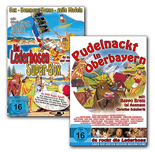 Die Lederhosen Super Box + Pudelnackt in Oberbayern [5 DVDs] von VZ-Handelsgesellschaft mbH