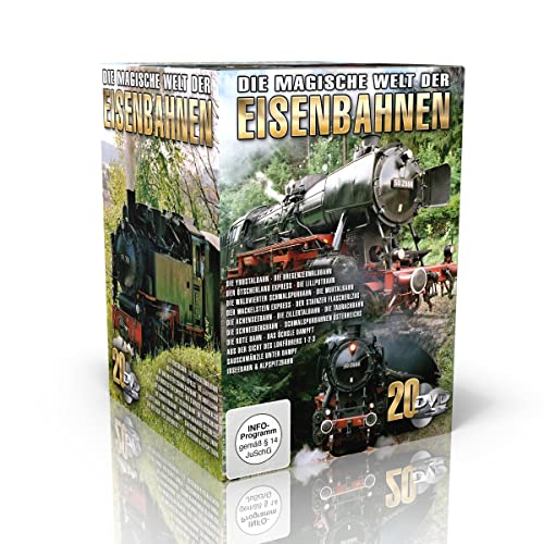 Die Welt der historischen Dampfloks und Eisenbahnen (20 DVDs im Schuber) von VZ-Handelsgesellschaft mbH