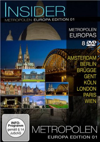 Insider Metropolen - Europa-Edition Vol. 1 ( 8 DVDs ) von VZ-Handelsgesellschaft mbH