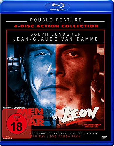Leon + Men of War - Double Feature - Limited Edition (2 Blu-Rays + 2 DVDs) [Blu-ray] von VZ-Handelsgesellschaft mbH