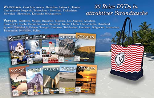 Reise DVD-Paket inkl. Strandtasche (30 DVDs) von VZ-Handelsgesellschaft mbH
