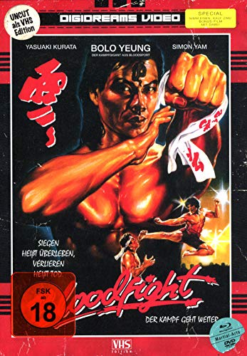Bloodfight - Limited Mediabook VHS Edition/Uncut (+ DVD: Bloodfight) (+ Bonus: Black Eagle DVD und Blu-ray) von VZ-Handelsgesellschaft