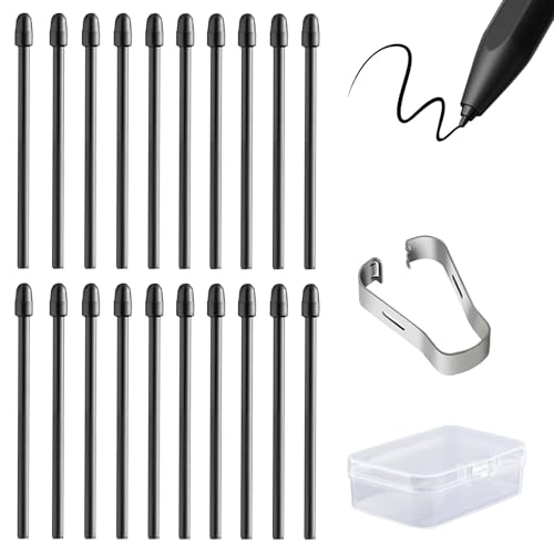 20 Spitzen Ersatzstiftspitzen für Remarkable 2 Stift mit 4096 Druckempfindlichkeit, Stiftspitzen für Remarkable 2 Paper Tablet Marker mit Werkzeug zum Entfernen der Spitze von VZU