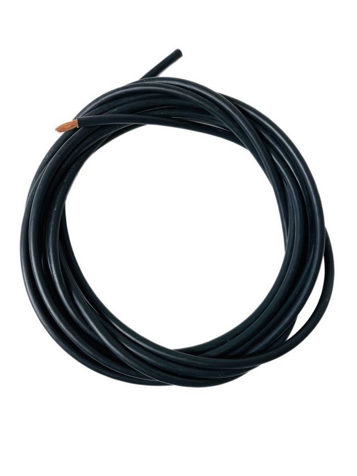 VaGo-Tools 20m Batteriekabel H07V-K 10mm² Stromkabel Schwarz Stromkabel von VaGo-Tools