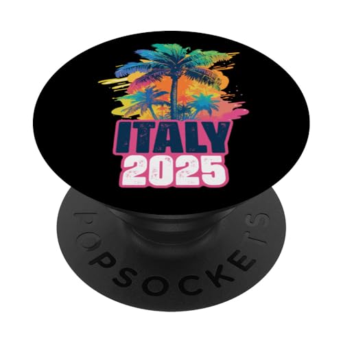 Italien 2025 Urlaubsteam Bunt PopSockets Klebender PopGrip von Vacay Mood Fun Style