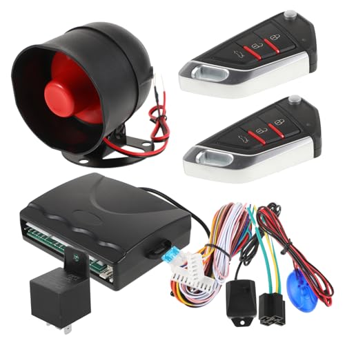 Vaguelly 1 Satz Fernbedienung Türschloss Keyless Entry Start Autoalarm Wegfahrsperre Zentralverriegelung Erste Autos Auto Sicherheitssystem Schutzkit Diebstahl Autozubehör Vaguelly 1 Satz Fernbedienung Türschloss Keyless Entry Start Autoalarm Wegfahrsperre Zentralverriegelung Erste Autos Auto Sicherheitssystem Schutzkit Diebstahl Autozubehör von Vaguelly