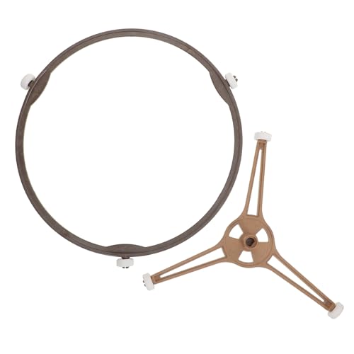 Vaguelly 1 Satz Halterung Für Mikrowellen-plattenspieler Mikrowellentablett Schwarze Mikrowelle Mikrowellenplatten Mikrowelle Plattenspieler Kleine Mikrowelle Ersatz Eisen von Vaguelly