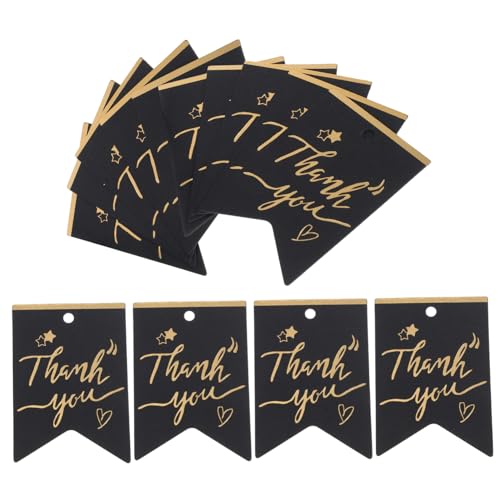 Vaguelly 100 Stück Geschenkverpackungsbezeichnungen Dekorative Dankeschön-etiketten Geschenketiketten Danke Tags Für Thanksgiving Dankesetiketten Selber Machen Schwarz Papier von Vaguelly
