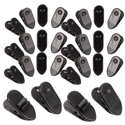 Vaguelly 100 Stück Kabelclips klein Mikrofon Zubehör Kopfhörer Kabelclip Kabelklemme für Kopfhörer Kabelclip für Ohrhörer Headset-Kabelclip Mehrzweck-Kabelklemmen Draht-Clip Plastik Black Vaguelly 100 Stück Kabelclips klein Mikrofon Zubehör Kopfhörer Kabelclip Kabelklemme für Kopfhörer Kabelclip für Ohrhörer Headset-Kabelclip Mehrzweck-Kabelklemmen Draht-Clip Plastik Black von Vaguelly