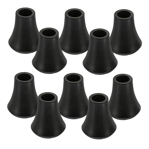 Vaguelly 10st Rutschfeste Trommelbeinhalterung Snare-drum-ständerfüße Teil Der Trommelfüße Snare-drum-füße Trommel-ersatzfüße Rack-matten Für Drum-kits Trommelbeinschützer Gummi Black von Vaguelly