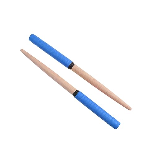Vaguelly 1Paar Drumsticks aus Hochwertigem Holz mit Gummigriff Leichte Percussion Sticks für Schlagzeug und Taiko Trommeln für Musikliebhaber von Vaguelly