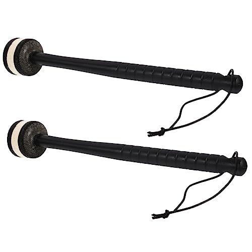 Vaguelly 1Paar Trommelstöcke für Bass Drum Professionelle Percussion Sticks mit Rutschfestem Griff für Schlagzeuger Hochwertiges Material für Besten Komfort und Lange von Vaguelly