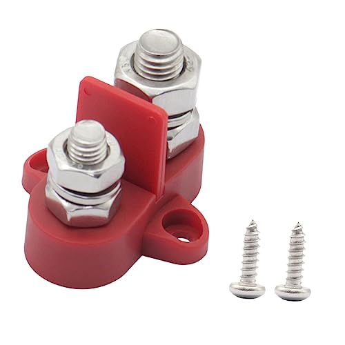 Vaguelly 1Satz Dual Anschlussblock mit Spacer für Lkws Rvs und Boote Dual Kreuzerblock Langlebig Installieren mit Verstärktem Basis für Professionelle Vaguelly 1Satz Dual Anschlussblock mit Spacer für Lkws Rvs und Boote Dual Kreuzerblock Langlebig Installieren mit Verstärktem Basis für Professionelle von Vaguelly