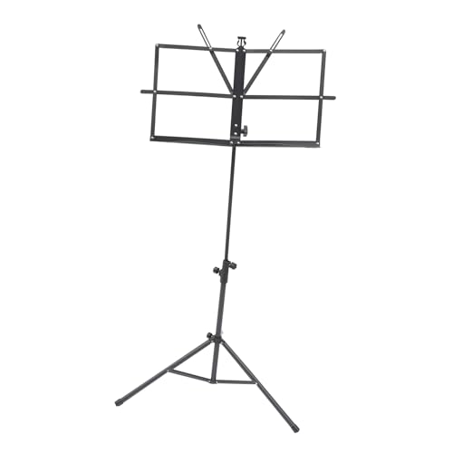 Vaguelly 1Satz Faltbarer Musikständer Universeller Notenständer für Musikbücher Rezepte und Tablets Höhenverstellbar und Bequem für Musiker und Schwarz Vaguelly 1Satz Faltbarer Musikständer Universeller Notenständer für Musikbücher Rezepte und Tablets Höhenverstellbar und Bequem für Musiker und Schwarz von Vaguelly