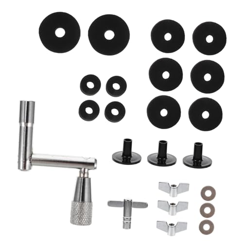 Vaguelly 1Satz Kleines Beckenpad Set Teiliges Drum Kit Filzpolster für Verbesserten Schutz der Becken für Drum Sets Leicht und Langlebig für Unterwegs Vaguelly 1Satz Kleines Beckenpad Set Teiliges Drum Kit Filzpolster für Verbesserten Schutz der Becken für Drum Sets Leicht und Langlebig für Unterwegs von Vaguelly