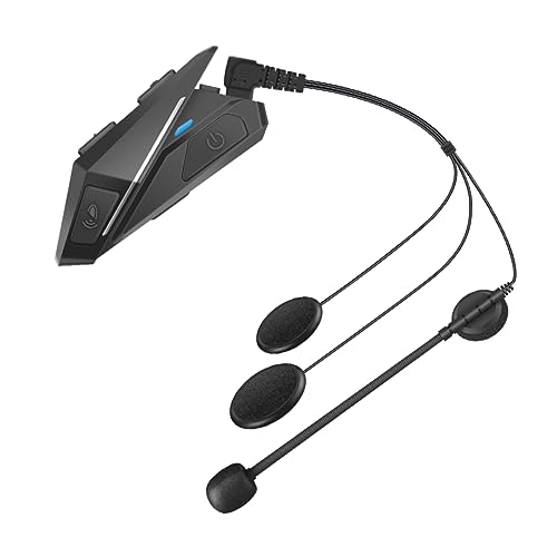 Vaguelly 1Satz Motorradhelm Kopfhörer Mit Freisprechfunktion Wasserdichtes Kabelloses Design Für Sicheres Und Navigation Im Freien Kompatibel Mit Reithelmen Vaguelly 1Satz Motorradhelm Kopfhörer Mit Freisprechfunktion Wasserdichtes Kabelloses Design Für Sicheres Und Navigation Im Freien Kompatibel Mit Reithelmen von Vaguelly