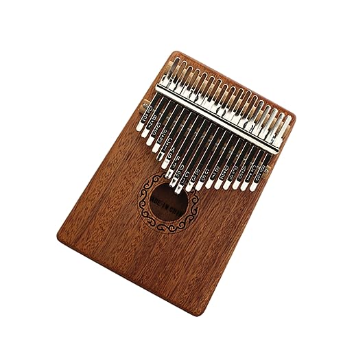 Vaguelly 1Stück Kalimba Tasten Fingerklavier aus Acacia Tragbares Daumenklavier für Anfänger Hochwertiges Fingerklavierinstrument mit Einfacher Handhabung und Feiner Verarbeitung von Vaguelly