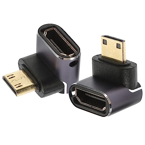 Vaguelly 2 Stück 90 Grad Laptop Multi Computer Rechtwinkliger Videoanschluss Stecker Kopfhörer Splitter Steckdose USB C Kabel Ladegerät Adapter Vaguelly 2 Stück 90 Grad Laptop Multi Computer Rechtwinkliger Videoanschluss Stecker Kopfhörer Splitter Steckdose USB C Kabel Ladegerät Adapter von Vaguelly
