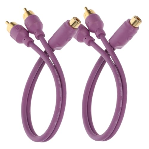 Vaguelly 2 Stück Audiokabel eine Minute zwei Kopfhörer -Jackadapter Kopfhörer -Jack -Splitter Autoverstärker Splitter Jack Splitter Verstärker Verkabelung y Splitterkabel Kunststoff Violett Vaguelly 2 Stück Audiokabel eine Minute zwei Kopfhörer -Jackadapter Kopfhörer -Jack -Splitter Autoverstärker Splitter Jack Splitter Verstärker Verkabelung y Splitterkabel Kunststoff Violett von Vaguelly