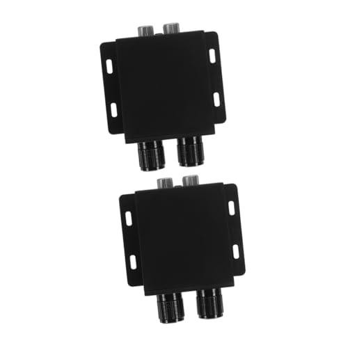 Vaguelly 2 Stück Auto -Audio -Regler Lautstärkeregler für Verstärker RCA-Bassknopf Universelle Autoverstärker RCA Audio Adapter Universeller Bass-Knopf-Pegelregler Bassregler Abs Schwarz Vaguelly 2 Stück Auto -Audio -Regler Lautstärkeregler für Verstärker RCA-Bassknopf Universelle Autoverstärker RCA Audio Adapter Universeller Bass-Knopf-Pegelregler Bassregler Abs Schwarz von Vaguelly