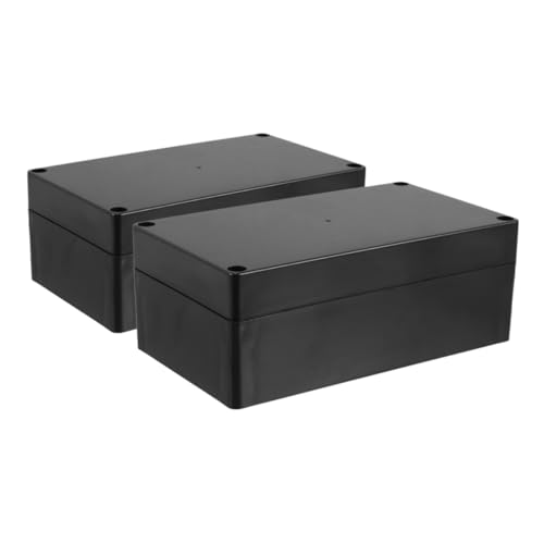 Vaguelly 2 Stück Box Wasserdichte Box Elektrisches Projektgehäuse Elektronisches Projektgehäuse Projekt Kunststoffboxen Elektrisches Außengehäuse Elektrisches Kunststoffgehäuse Schwarzes Vaguelly 2 Stück Box Wasserdichte Box Elektrisches Projektgehäuse Elektronisches Projektgehäuse Projekt Kunststoffboxen Elektrisches Außengehäuse Elektrisches Kunststoffgehäuse Schwarzes von Vaguelly