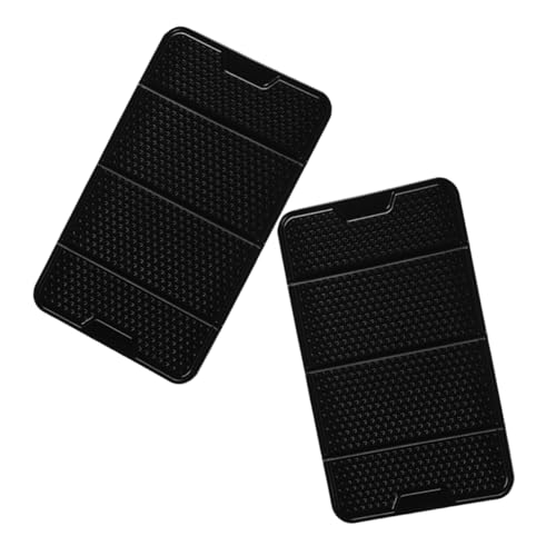 Vaguelly 2 Stück Handyhalter Fürs Auto Zusammen Mit Klebriger Armaturenbrettunterlage Armaturenbrett Zubehör Elektronikmatte Armaturenbrett Schattierungsunterlage Armaturenbrett Matte von Vaguelly