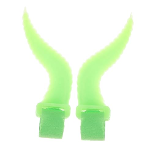Vaguelly 2 Stück Nioke Kopfhörerzubehör Hörner Kopfhörer Dekorationen Befestigung Für Kopfhörer Cosplay -Requisiten Kopfhörer-Ornamente Headset-Befestigung Green Kieselgel von Vaguelly