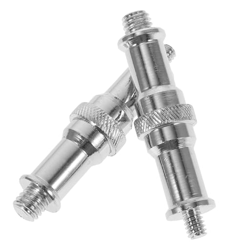 Vaguelly 2Stücke Außengewinde Adapter Pack Für Studio Präzisionszapfen Langlebig Einfach Zu Montieren Für Blitzgeräte Camcorder von Vaguelly