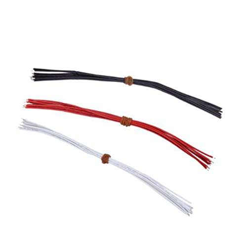 Vaguelly 22awg Tonabnehmerkabel Für Gitarre 30 Stück 21 Cm Länge Ul1007-awg Kupfer-instrumentenkabel Vaguelly 22awg Tonabnehmerkabel Für Gitarre 30 Stück 21 Cm Länge Ul1007-awg Kupfer-instrumentenkabel von Vaguelly