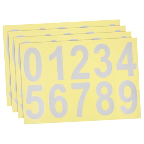 Vaguelly 4 Blätter Reflektierendes Etikett Mailbox -nummer Aufkleber Vinyl Selbstklebende Briefkastennummern Groß Zahlen Aufkleber Mit Adressnummern Adressetiketten Silver Pvc Selbstklebend Vaguelly 4 Blätter Reflektierendes Etikett Mailbox -nummer Aufkleber Vinyl Selbstklebende Briefkastennummern Groß Zahlen Aufkleber Mit Adressnummern Adressetiketten Silver Pvc Selbstklebend von Vaguelly