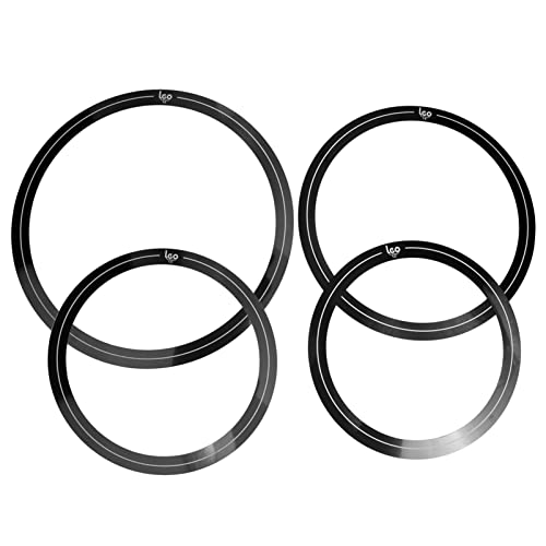 Vaguelly 4 Trommelschalldämpfer-Dämpfungsringe 12 13 14 16-Zoll-Ersatztrommel-Schalldämpferring Snare-Drum-Dämpfer Weißer Trommelschalldämpfer Snare-Drum-Dämpfungsring Für Snare Drum Dämpfer von Vaguelly