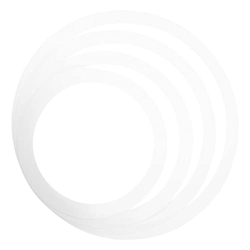 Vaguelly 4Stücke Teiliges Snare Drum Dämpfer für Schlagzeug Umweltfreundliches Material für Anfänger Lautstärke ohne Klangverlust von Vaguelly
