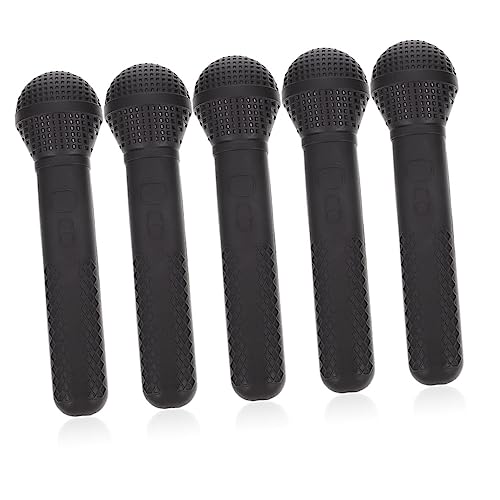 Vaguelly 5 Stück Simulationsmikrofon Realistisches Mikrofonspielzeug Retro Kind Vorgeben Karaoke Party Singen Gefälschtes Mikrofon Stütze Cosplay-zubehör Vintage-mikrofon Abs Black Vaguelly 5 Stück Simulationsmikrofon Realistisches Mikrofonspielzeug Retro Kind Vorgeben Karaoke Party Singen Gefälschtes Mikrofon Stütze Cosplay-zubehör Vintage-mikrofon Abs Black von Vaguelly