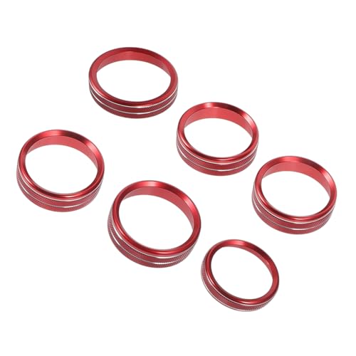 Vaguelly 6 Stück Klimaanlagen -Anhängerknauf dekorativer Ring Abdeckung klimaanlage schutzhülle Klimaanlagensteuerungsknopf Klimaanlagenknopfring Aluminiumlegierung Vaguelly 6 Stück Klimaanlagen -Anhängerknauf dekorativer Ring Abdeckung klimaanlage schutzhülle Klimaanlagensteuerungsknopf Klimaanlagenknopfring Aluminiumlegierung von Vaguelly