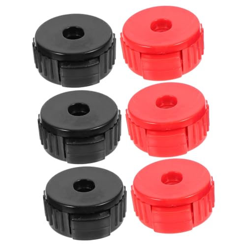 Vaguelly 6Stücke Teiliges Quick Release Beckenmutter für Trommelcymbals Universelle Drum Fixing Nuts Einfache Installation und Langlebig für Schlagzeuger von Vaguelly