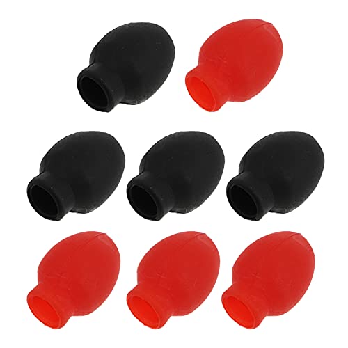 Vaguelly 8Stücke Trommel Dämpfer Pads aus Zubehör für Percussion Instrumente Geräuschreduzierung für Trommeln Schützende Übungsspitzen für Schlagzeugstöcke Farbe Zufällig von Vaguelly