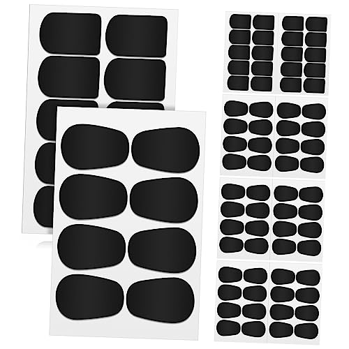 Vaguelly 94 Stück Saxophon Sopran Klarinettenmundstück Pads Tenor Mundstück Klarinette Mundstückkissen selbstklebendes Mundstückpolster Mundstück-Patch Silikonmatte in Lebensmittelqualität von Vaguelly